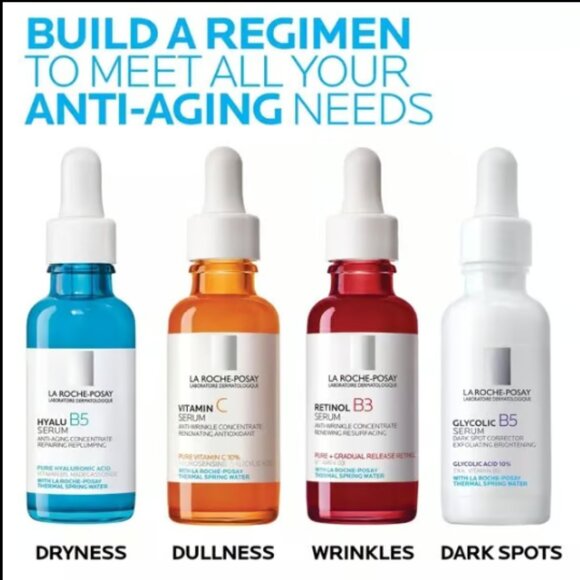 La Roche-Posay Retinol Serum B3 Anti-Wrinkle Concentrate Renewing -1 fl oz 30 ml - Picture 7 of 7